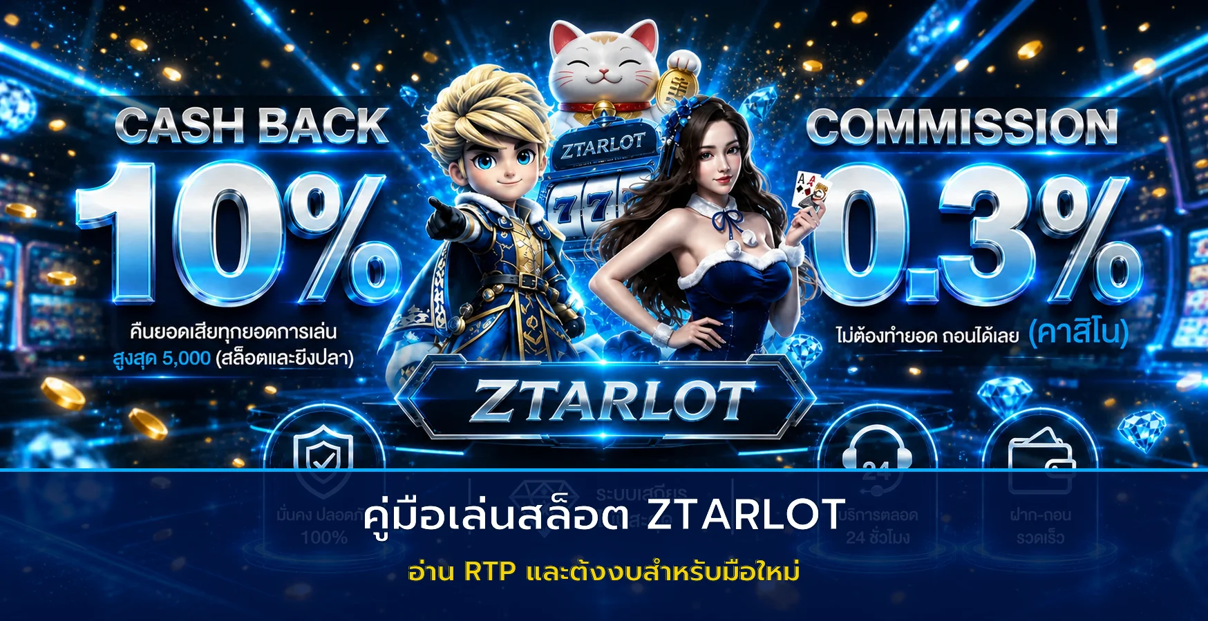 ZTARLOT คู่มือเล่นสล็อตสำหรับมือใหม่ อ่าน RTP